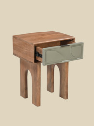 Verde One Drawer Bedside Table - thumbnail 5