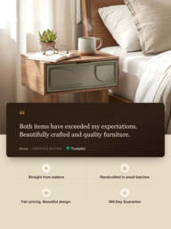 Verde One Drawer Bedside Table - thumbnail 3
