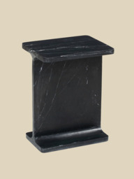 Cassian Black Marble Side Table - thumbnail 2