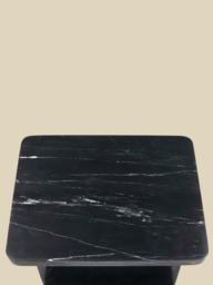 Cassian Black Marble Side Table - thumbnail 6