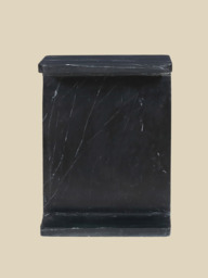 Cassian Black Marble Side Table - thumbnail 4