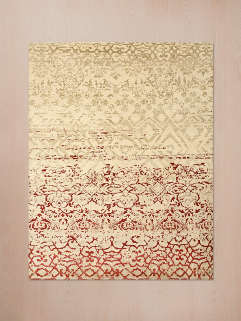 Renwick Hand-knotted Wool & Bamboo Silk Rug - image 1