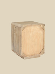Luce Mango Wood Two Drawer Bedside Table - thumbnail 5