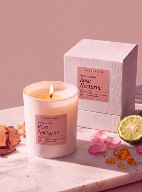 Rose Nocturne Soy Wax Candle - image 1