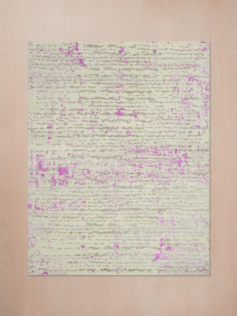 Kaelith Hand-Knotted Bamboo Silk Blend Rug - Violet - image 1