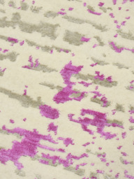 Kaelith Hand-Knotted Bamboo Silk Blend Rug - Violet - thumbnail 4