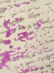 Kaelith Hand-Knotted Bamboo Silk Blend Rug - Violet - thumbnail 6