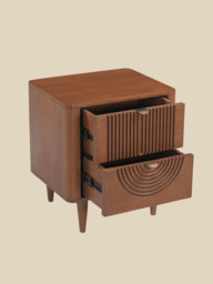 Ariso Mango Wood Bedside Table - thumbnail 5