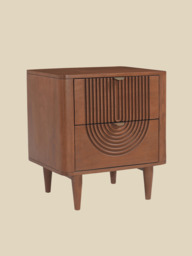 Ariso Mango Wood Bedside Table - thumbnail 3