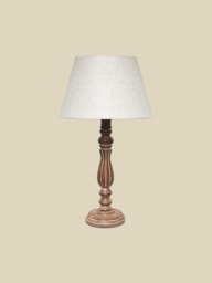 Quinn Brown Wooden Table Lamp - thumbnail 3