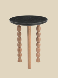 Elildh Mango Wood Glam Side Table - thumbnail 2