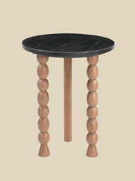 Elildh Mango Wood Glam Side Table - thumbnail 3