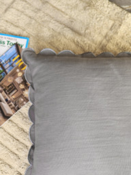 Zina Cotton-Linen Grey Cushion - thumbnail 6