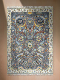 Kavro Hand-Knotted Wool & Bamboo Silk Rug - Grey - thumbnail 2