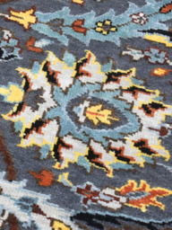 Kavro Hand-Knotted Wool & Bamboo Silk Rug - Grey - thumbnail 4