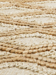 Koro Hand-woven Jute Rug - Natural - thumbnail 4