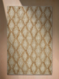 Koro Hand-woven Jute Rug - Natural - thumbnail 3