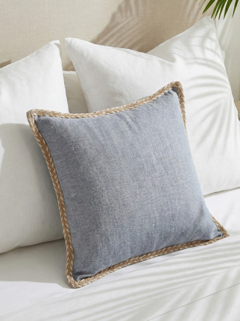 Hamir Blue Hand-woven Cushion - image 1