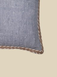 Hamir Blue Hand-woven Cushion - thumbnail 4