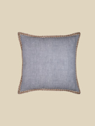 Hamir Blue Hand-woven Cushion - thumbnail 2