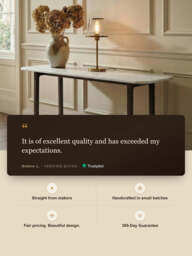 Simon Marble Console Table - thumbnail 3