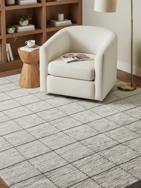 Aabid Hand-woven Wool Rug - image 1