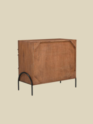 Danton Three Drawer Wooden Chest - thumbnail 5