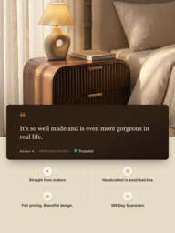Kevin Two Drawer Bedside Table - thumbnail 3