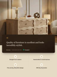 Paxon Six Drawer Chest With Cane - thumbnail 3