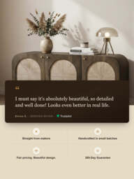 Ayra Three Door Sideboard - thumbnail 3