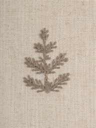 Nomad Floral Embroidered Cotton–Linen Cushion - Green - thumbnail 5