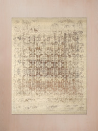 Kavi Wool & Bamboo Silk Hand-Knotted Rug - Off White - thumbnail 1