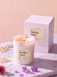 Sunday Linen Soy Wax Candle