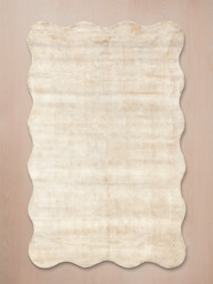 Nayra Hand-woven Scalloped Rug - 140x200 cm