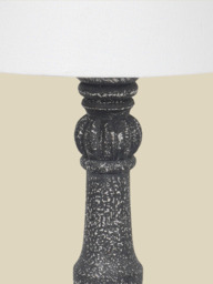 Fleur Black Wooden Table Lamp - thumbnail 5