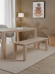 Charles Wooden Bench - thumbnail 1