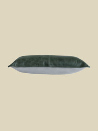 Sloane Green Leather Cushion - thumbnail 4
