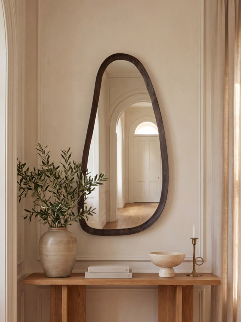 Ardel Mango Wood Mirror - Dark Wood - image 1