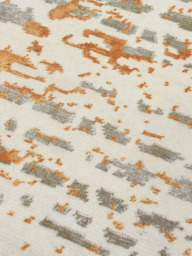 Norvale Hand-Knotted Bamboo Silk Blend Rug - Off-White - thumbnail 4