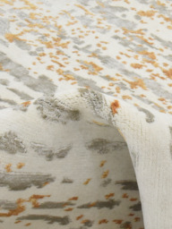 Norvale Hand-Knotted Bamboo Silk Blend Rug - Off-White - thumbnail 5