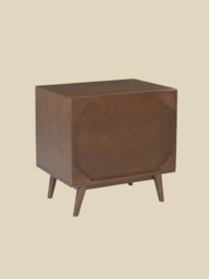 Carrie Mango Wood Bedside Table - thumbnail 4