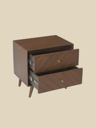 Carrie Mango Wood Bedside Table - thumbnail 5