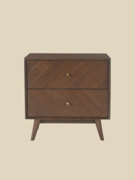 Carrie Mango Wood Bedside Table - thumbnail 2