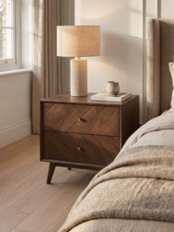 Carrie Mango Wood Bedside Table