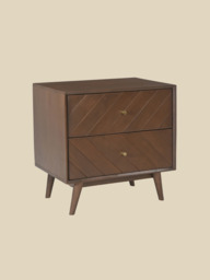 Carrie Mango Wood Bedside Table - thumbnail 3