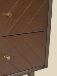 Carrie Mango Wood Bedside Table - thumbnail 6