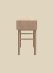 Aurea Burl Two Drawer Console Table - Natural - thumbnail 4