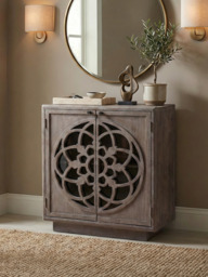 Harmony Mango Wood Cabinet - Grey