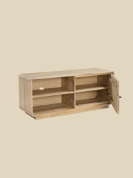 Luce Mango Wood One Door Media Unit - thumbnail 6
