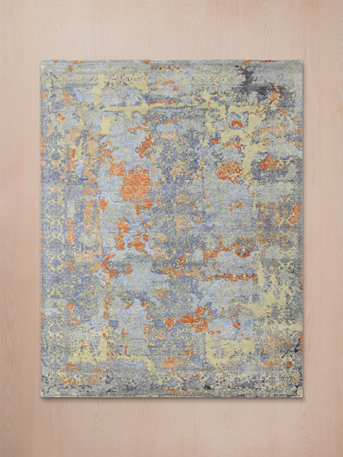 Kairo Hand-knotted Wool & Bamboo Silk Rug - image 1